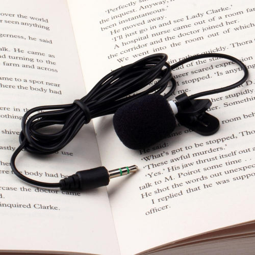 1Pcs 30Hz~15000Hz Mini 3.5mm Tie Lapel Lavalier Clip On Microphone for Lectures Teaching Wholesale 2016