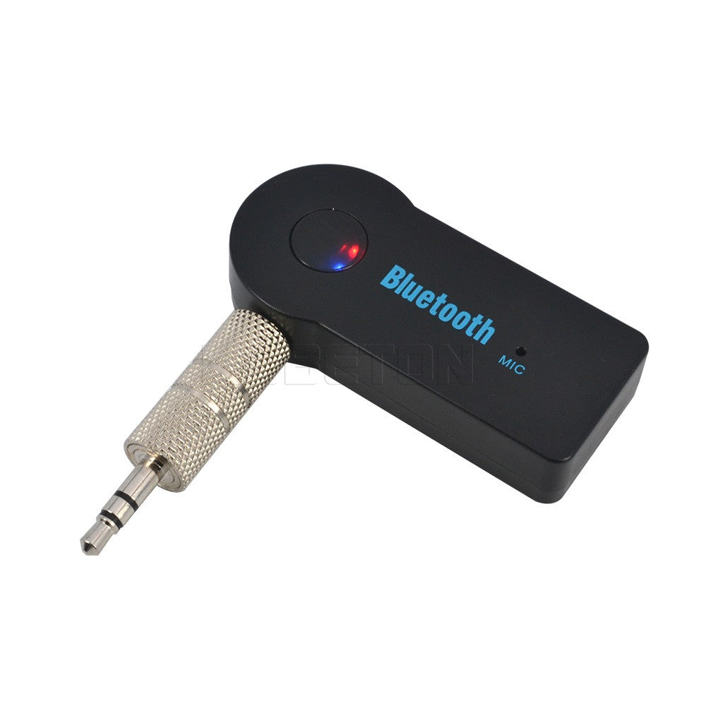 Universal Handsfree Car Kit Bluetooth Receiver 3.5mm Streaming Stereo Audio Music Hand Free for Speaker Headphone