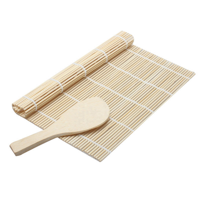Kitchen Accessories Sushi tools Rolling Roller Bamboo Material Mat Maker DIY and A Rice Paddle Cooking Tools
