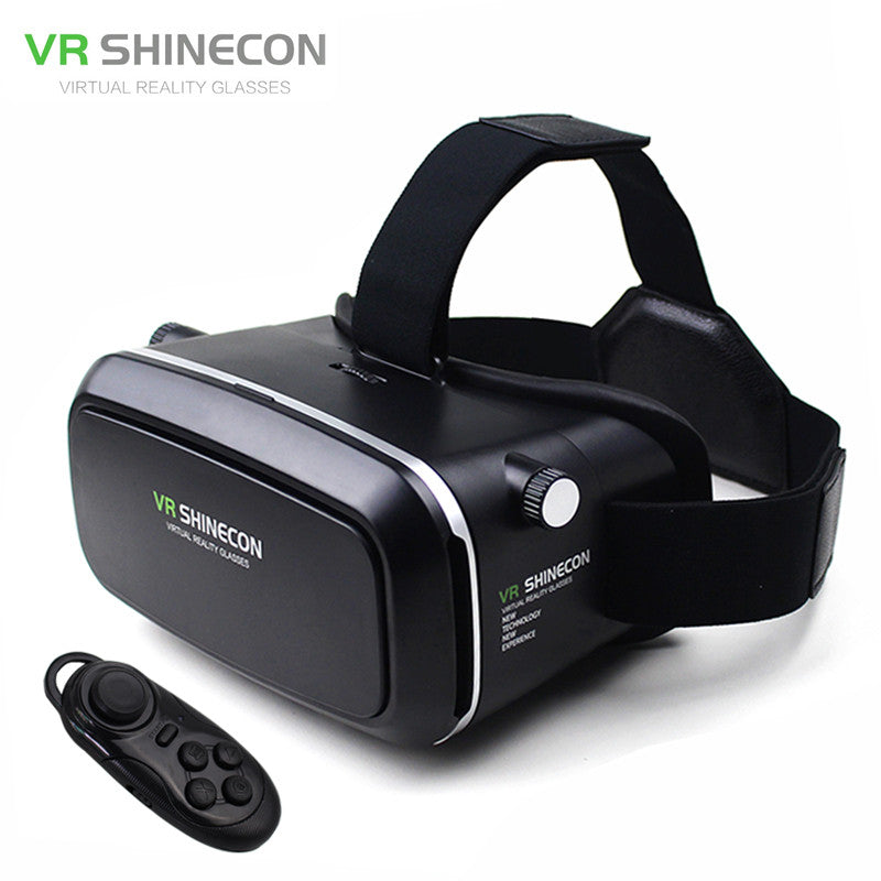VR Shinecon Virtual Reality 3D Movie Smartphone Game 3D Glasses Helmet 3 D VR Cardboard 4.7-6