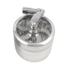55mm 4 Part Aluminium Herb Tobacco Weed Grass Grinder Crusher Mill Pollinator