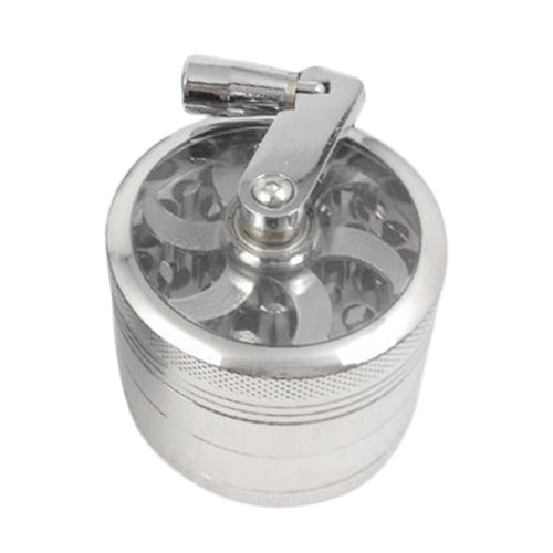 55mm 4 Part Aluminium Herb Tobacco Weed Grass Grinder Crusher Mill Pollinator