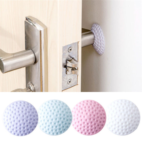 After Wall Thickening Mute Door Fenders Golf Modelling Rubber Fender The Handle Door Lock Protective Pad Protection Wall Stick