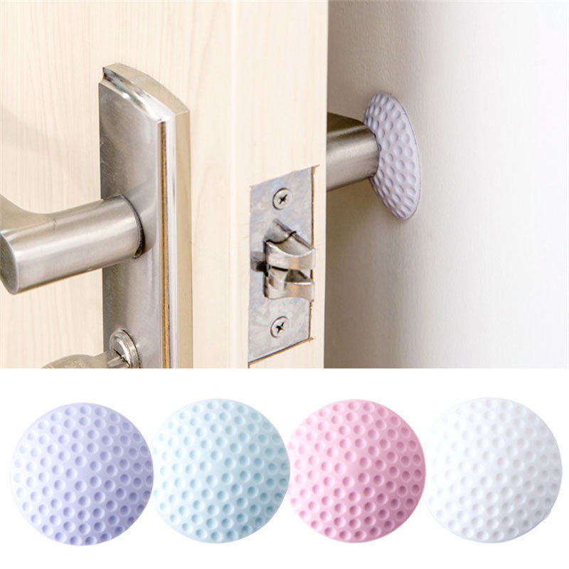 After Wall Thickening Mute Door Fenders Golf Modelling Rubber Fender The Handle Door Lock Protective Pad Protection Wall Stick
