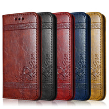 Leather Flip Phone Case For iPhone 7 Plus 6 6s Plus 5s 4s Samsung Galaxy S3 S4 S5 S6 S7 Edge Note 3 4 5 Wallet Card Phone Bags