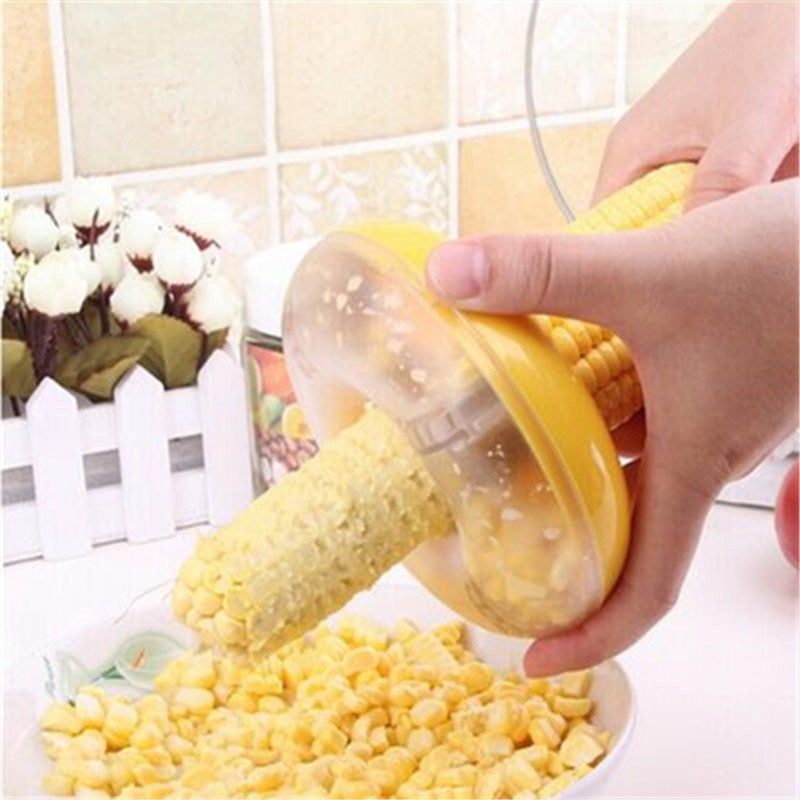 Creative Corn Cob Remover Peeler Corn Thresher Stripper Cutter Kitchen Gadgets