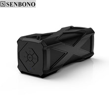 SENBONO A6 wireless outdoor Waterproof Sport bluetooth Stereo speaker with Super Bass support MIC DC out 4000mah power bank T30