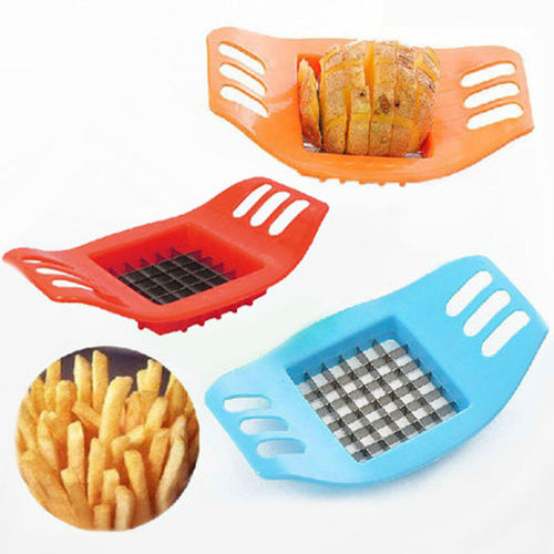 2017 Stainless Steel Vegetable Potato Slicer Cutter Chopper Chips Making Tool Potato Cutting Fries Tool Kitchen Accessories