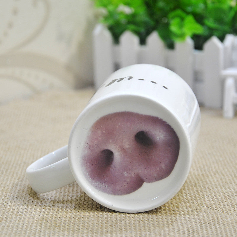 Morning Funny Mug Ceramic Cup Piggy Style Ceramic Mug Tea Milk  Drink Cups Good for Party Unique Gift  for Friends SH51