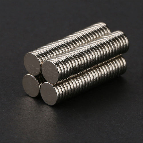 100pcs 5mm x 1mm Craft Model Disc Rare Earth Neodymium Super Strong Magnets N50
