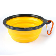 Silicone Collapsible Feeding Bowl Dog Water Dish Cat Portable Feeder Puppy Pet Travel Bowls