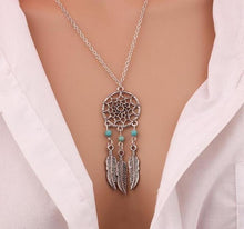 2016 Best Deal Fashion Retro Women  Tassels Feather Pendant Necklace Jewelry Bohemia Dream Catcher Pendant Chain Necklace Gift