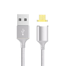 Magnetic Cable,Nylon Braided Micro USB Magnectic Cable Data Charge Cable Magnet Fast Charging Cable for Xiaomi,Samsung,Android
