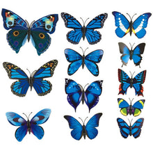 Hot Selling 12PCS 3D PVC Magnet Butterflies DIY Wall Sticker Home Decor Poster for Kids Rooms t Wall Decoration Drop Shipping
