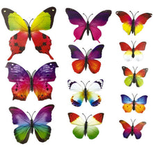 Hot Selling 12PCS 3D PVC Magnet Butterflies DIY Wall Sticker Home Decor Poster for Kids Rooms t Wall Decoration Drop Shipping