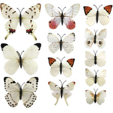 Hot Selling 12PCS 3D PVC Magnet Butterflies DIY Wall Sticker Home Decor Poster for Kids Rooms t Wall Decoration Drop Shipping