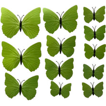 Hot Selling 12PCS 3D PVC Magnet Butterflies DIY Wall Sticker Home Decor Poster for Kids Rooms t Wall Decoration Drop Shipping