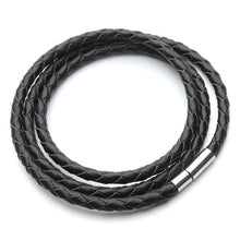 2016 New Fashion 100% Genuine Braided leather bracelet Men Bracelet for Women Jewelry with Magnetic Clasps Charm Bracelet F2821
