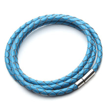 2016 New Fashion 100% Genuine Braided leather bracelet Men Bracelet for Women Jewelry with Magnetic Clasps Charm Bracelet F2821
