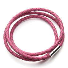 2016 New Fashion 100% Genuine Braided leather bracelet Men Bracelet for Women Jewelry with Magnetic Clasps Charm Bracelet F2821