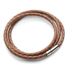 2016 New Fashion 100% Genuine Braided leather bracelet Men Bracelet for Women Jewelry with Magnetic Clasps Charm Bracelet F2821