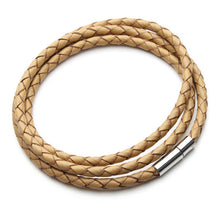 2016 New Fashion 100% Genuine Braided leather bracelet Men Bracelet for Women Jewelry with Magnetic Clasps Charm Bracelet F2821