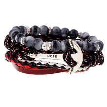 Hot selling 1Set 4pcs Punk Braided Adjustable Leather Bracelets Men For Women Cuff Vintage Jewelry  Wholesale Pulseras Hombre