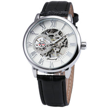 2016 Forsining 3d Logo Royal Design Black Gold Men Mechanical Watch Montre Homme Mens Watches Top Brand Luxury Leather Skeleton
