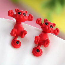 10 Color Fashion Lovely Classic Animal Korean  Cute Cat  Earrings For Girl Women Gift  Jewelry