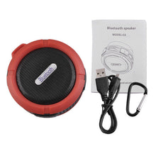 NEW Portable Waterproof Outdoor Wireless Bluetooth Speaker C6 Sucting Computer Mobile Phone Speaker Support TF Card In stock!