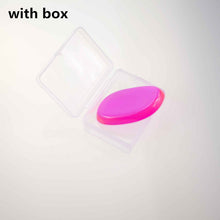 JashayMakeup Foundation Silicone Blender Blending Puff Transparent Silica Flawless Powder Beauty  Sponge Make Up Puff with box