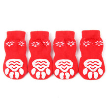 Small Pet Dog Doggy Shoes Lovely Soft Warm Knitted Socks Clothes Apparels For S-XL