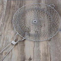 Stainless Steel Expandable Fry Chef Basket Kitchen Colander Magic Mesh Basket Strainer Net Cooking Steam Rinse Strain Basket