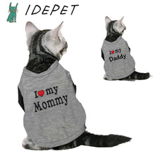 Cute Cat Vest Pet Clothes Spring Shirt Soft Cotton Clothing for Cat Summer Sweatshirt Casual apperal For Small Pets 15