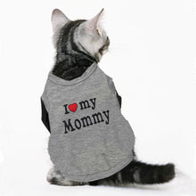 Cute Cat Vest Pet Clothes Spring Shirt Soft Cotton Clothing for Cat Summer Sweatshirt Casual apperal For Small Pets 15