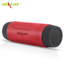 Zealot S1 Waterproof Wireless Bluetooth Speaker PowerBank Output 3 Mode Flashlight Handsfree for Smartphone TF Card Caixa de som