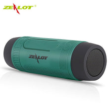 Zealot S1 Waterproof Wireless Bluetooth Speaker PowerBank Output 3 Mode Flashlight Handsfree for Smartphone TF Card Caixa de som