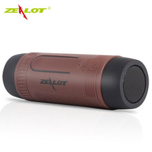 Zealot S1 Waterproof Wireless Bluetooth Speaker PowerBank Output 3 Mode Flashlight Handsfree for Smartphone TF Card Caixa de som