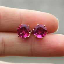 2016 brand jewelry luxury austrian crystal earrings for women gold plated for women stud earrings for girls gift