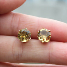 2016 brand jewelry luxury austrian crystal earrings for women gold plated for women stud earrings for girls gift
