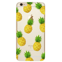 Silicon Case Cover for Coque iPhone 7 4 5S 5C SE 6 6S Plus Phone cases Soft TPU Fundas Fruit Transparent