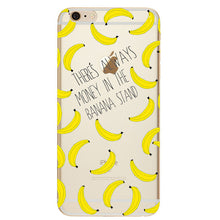 Silicon Case Cover for Coque iPhone 7 4 5S 5C SE 6 6S Plus Phone cases Soft TPU Fundas Fruit Transparent