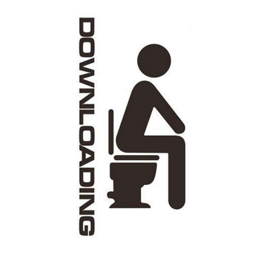 Hot Creative Selling Toilet Waterproof Wall Stickers Removable Home Decorative Wall Art Decals Wallpaper Posters