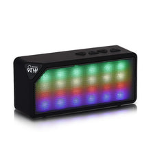 High Quality YCYY X3S Mini Wireless Colorful LED Lights Bluetooth 2.0 Speaker Support Handsfree TF AUX FM Radio for Smartphone