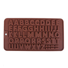 Delidge1 pc 3D Double 26  Letters Shape Or 0-9 Numers Chocolate Molds Happy Birthday Words Cake Mold Pudding Dessert Decoration