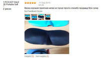 SOFT TRAVEL EYE MASK - 9 COLORS