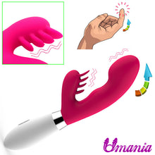 2016 newest 36 Speeds Barbed G Spot Vibrator, Waterproof oral clit Vibrator,  Intimate Adult Sex Toys For Women