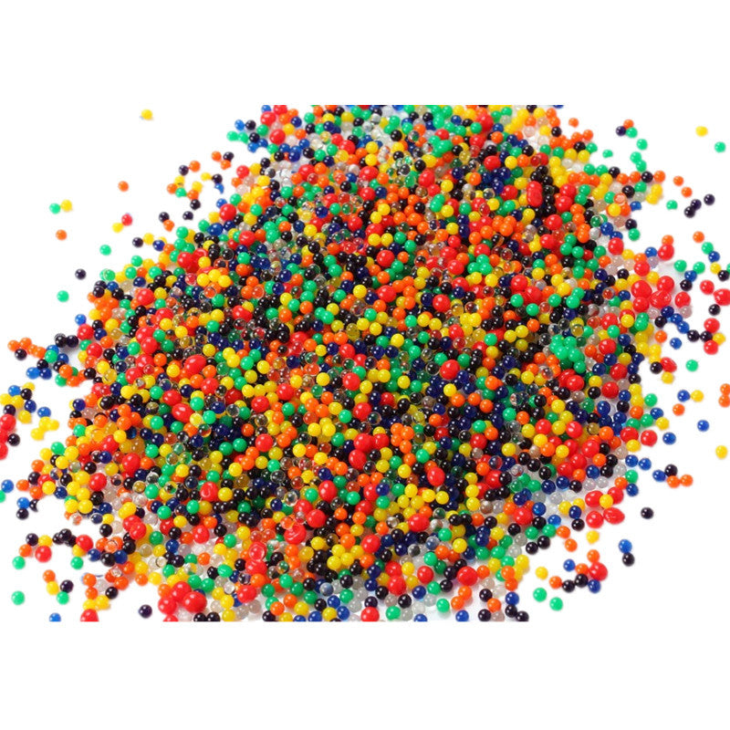 1000 Particles /lot water beads Pearl shaped Crystal Soil Water Beads Mud Grow Magic Jelly balls wedding Home Decor hydrogel